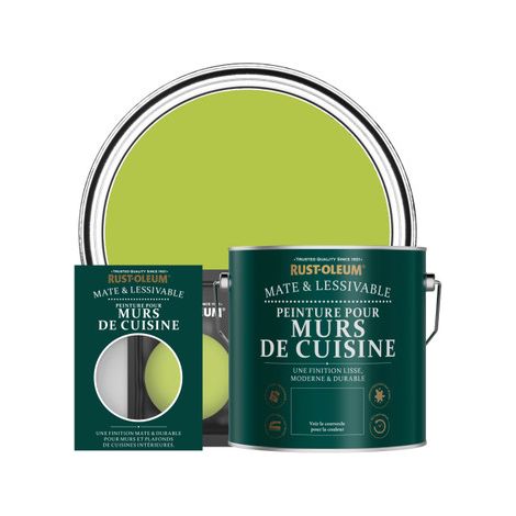 Peinture pour Murs de Cuisine, Finition Mate - Citron Vert (1/3)