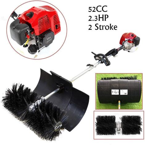 52CC essence moteur balai, 2.3 HP deux temps pelouse Avenue balayeuse de voie, balai de jardin, souffleuse à neige, balayeuse 1700w 2.3HP (1/5)