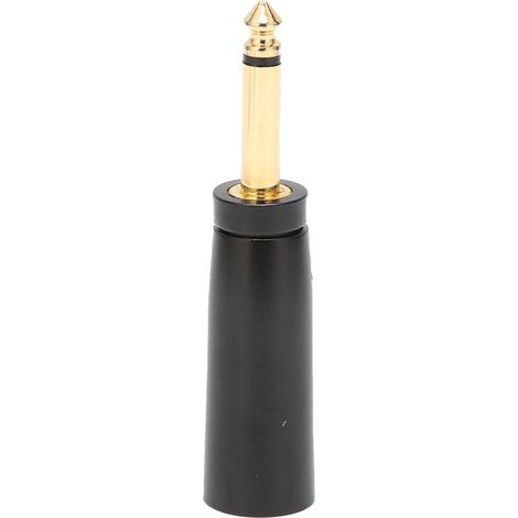 Adaptateur Mono Mâle 6.35mm vers XLR Mâle pour Câble Guitare Micro Interface Audio (1/5)