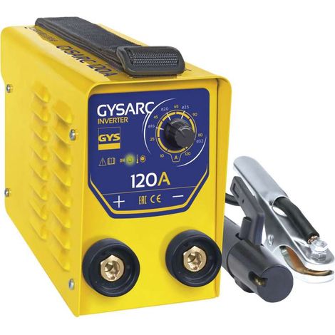 Soldador inverter de electrodo revestido GYSARC 120 (1/2)