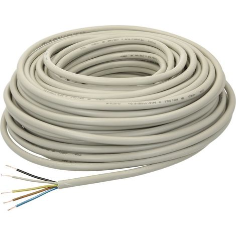 Câble sous gaine PVC 5 x 2,5 mm² NYM-J