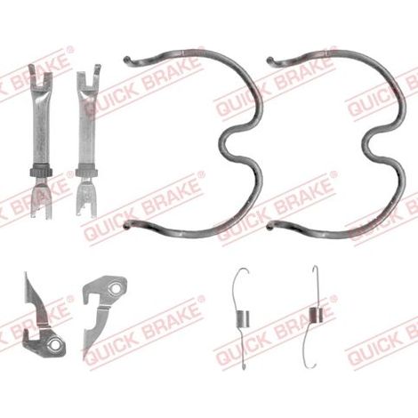 Kit d'accessoires, mâchoire de frein QUICK BRAKE 105-0837S OPEL