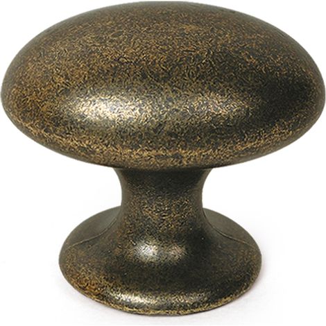 Bouton de meuble  Style classique  Fabriqué en Zamac  Finition cuir vieilli  Mesures 392934mm  Système de fixation vissé  Comprend des vis M4  2 unités - talla