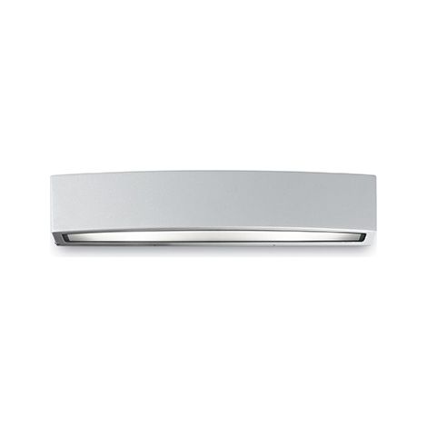 Applique Moderna Andromeda Alluminio Grigio 2 Luci E27 (1/3)