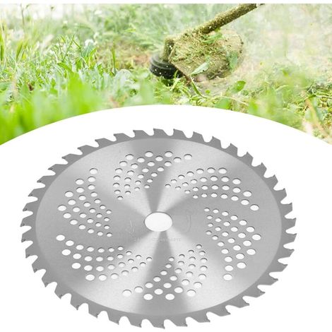 Disques de Coupe pour Tondeuse à Gazon Débroussailleuse Lame de scie Tondeuse à Gazon Coupe-Herbe 40T Outil de Jardin Disque de Coupe 255x25.4mm Outils de quincaillerie de Remplacement (1/5)