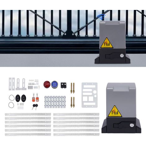 370 W télécommande pour ouvre-porte, moteur pour porte de garage, ouvre-porte coulissant, moteur pour porte coulissante, ouvre-porte coulissant électrique, rail de 6 mètres. (1/5)