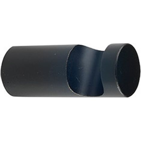 STILHAUS Hashi porta accappatoio singolo nero opaco codice prod: 000HS1323