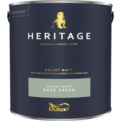Dulux Heritage Velvet Matt - 2.5L - Sage Green