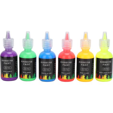 Lot 6 Couleurs Pigment Liquide 174ml – Encre Colorante pour Artisanat DIY, Peinture Décoration Auto et Projets Créatifs (1/5)