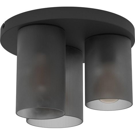 Lampe de plafond Colomera Fumer du verre dépoli - 901161 (1/3)
