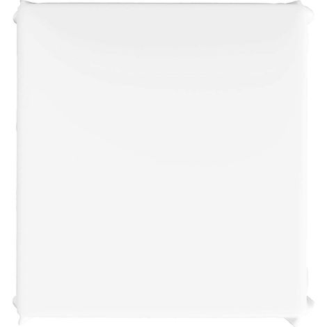 Drap en lin blanc 160x200 100% coton (1/4)