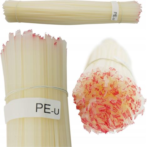 Adhesivo plástico para reparación de plásticos PEU, PE-U y PE+U, tiras triangulares de 1 kg. (1/5)