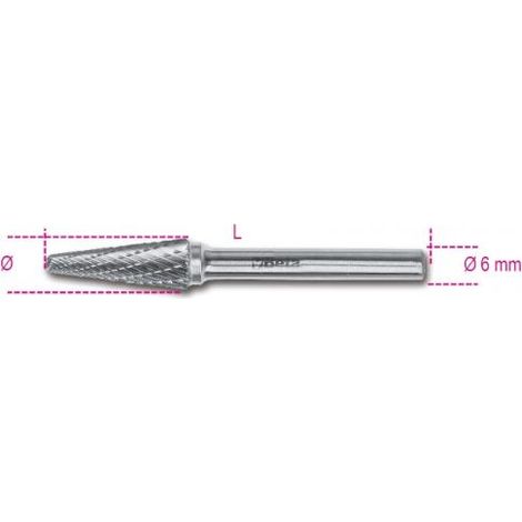 Lime rotative conique arrondie Beta 9,5 mm