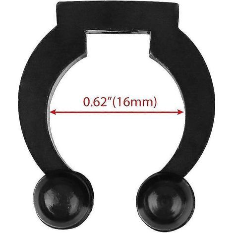 Lot de 30 supports muraux pour cannes à pêche et queues de billard, avec clips de rangement. (1/4)