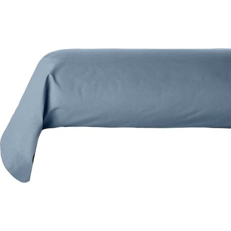 Taie de Traversin "Alban" 85x185cm Bleu Orage (1/3)