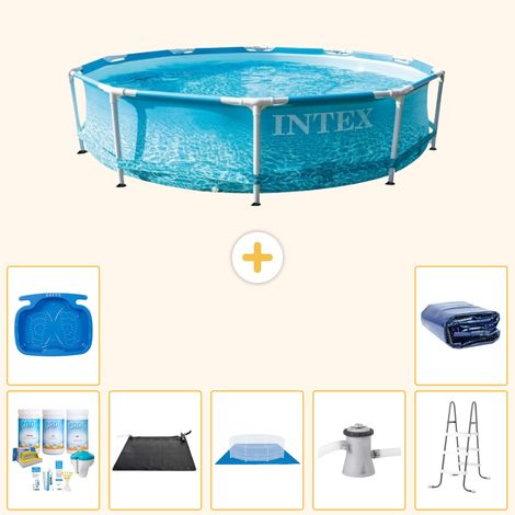 Intex Piscine Tubulaire Ronde - 305x76 cm - 8-pièces  S20364