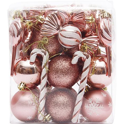 Boules de Noël à suspendre pour décorations d'arbre de Noël, pour décoration intérieure de fête de Thanksgiving (1/5)
