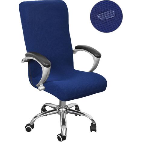 Bürostuhlbezug Universal Stretch Mikrofaser Waschbar Büro C (1/5)