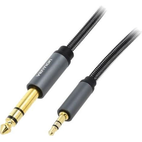 Cable Jack 3.5mm 3pin Male vers Jack 6.3mm Male 10m