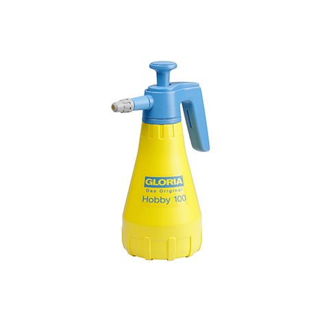 pulvérisateur à main gloria modèle hobby 100, buse réglable, réservoir polyéthylène. d'une capacité de 1 litre pour une pression