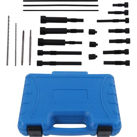 Kit de 22 pièces pour extracteur de bougies de préchauffage, outils de retrait et dépose, avec boîte de rangement, pour M10 M8 (1/5)