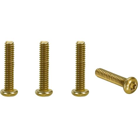 4pcs Vis De Clip De Poche Tête Torx T6 Filetage 2-56UCN (1/5)