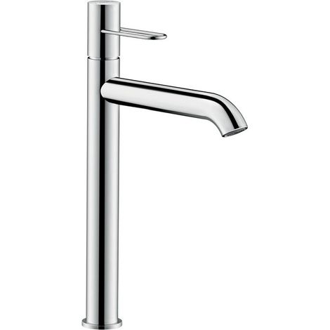 mitigeur lavabo 250, poignée étrier, bonde à écoulement libre laiton poli