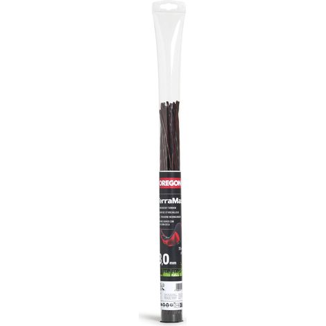 Ovaler Twist Trimmer-Faden Terramax Rot/Schwarz ø3 mm/35cm Oregon 636768