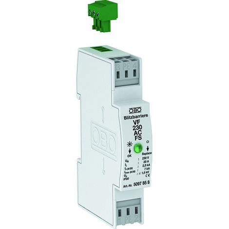 Überspannungsbegrenzer obo Typ 3 255V AC 20A
