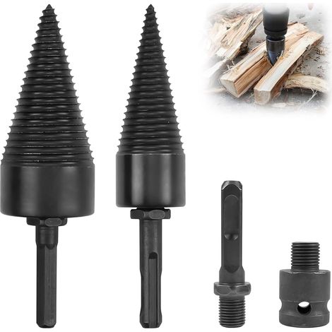 Log Splitter 32 mm 42 mm Wood Splitter Cone Drill Bit for Splitting Wood (1/5)