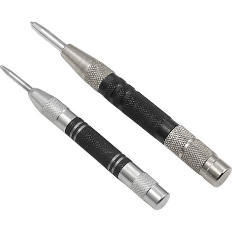 Poinçon central automatique localisateur brise-vitre poinçon échantillon automatique 128mm/155mm poinçon à bois argent noir poinçon central (1/5)