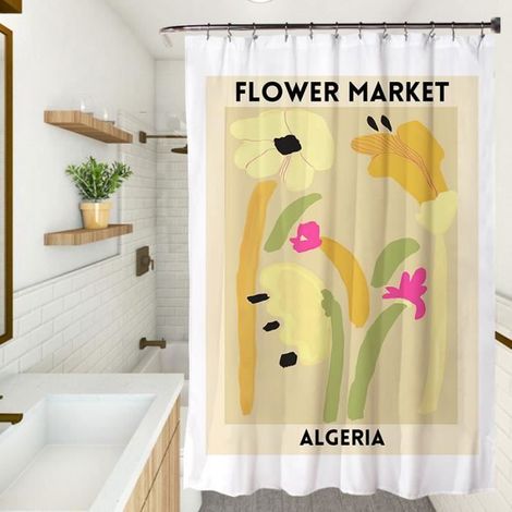 德语翻译：
Duschvorhang - 180x180cm - wasserdicht - schimmelresistent - Weiß 16 Weiß DUSCHVORHANG