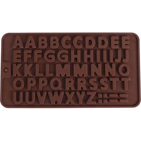 3-teiliges Set Silikon-Schokoladenkuchenformen in Form von 26 englischen Buchstaben – DIY-Backzubehör (1/5)