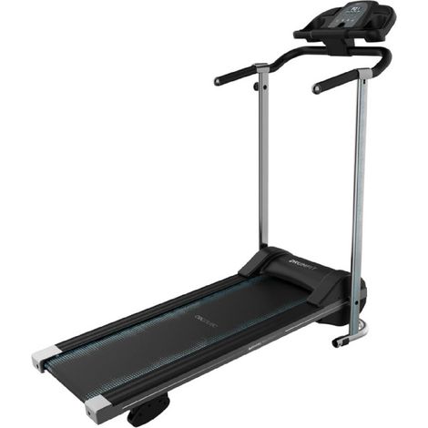 Cecotec Cinta de Andar DrumFit WayHome 800 Prometeo. 550 W, 1-10 Km/h, 12 Programas, Superficie 100x40 cm, Plegado Vertical, Inclinación 3 Niveles, Pantalla, Portabotella