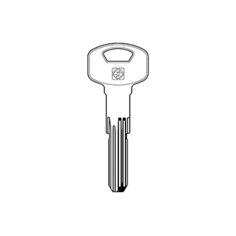 SILCA YA118SMD CHIAVE PUNZONATA OTTONE Q.TA 5