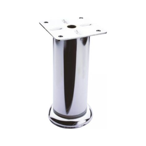 Piede metallo cromato h 20 diametro 5,1