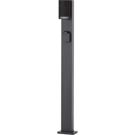 [GEBRAUCHT] B-Ware Lindby Wegeleuchte Enerio Gartenleuchte LED Pollerleuchte schwarz 80cm IP44 (1/2)