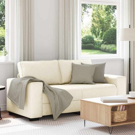 vidaXL Canapé 2 places 180x77x82 cm Lin (1/5)