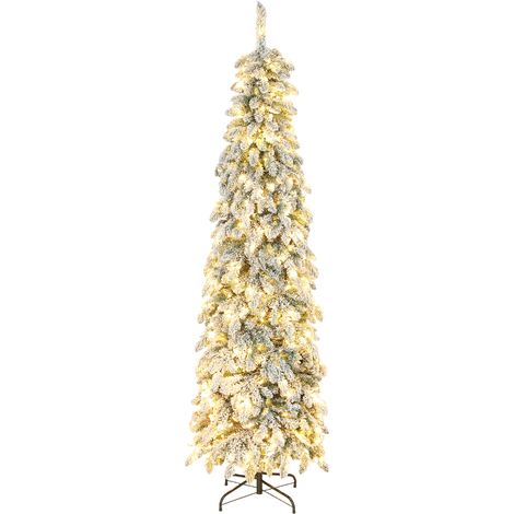 Sapin de Noël artificiel, éclairage LED, 225 cm, pour maison et usage quotidien, décoration intérieure, ambiance fête, format pratique