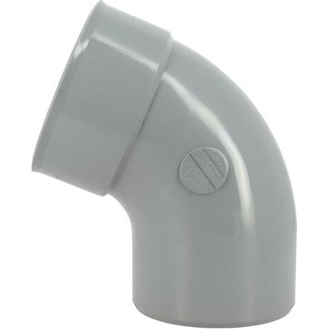 Gomito in PVC 67°30 MF : 140