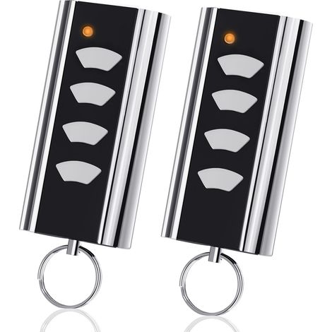 Télécommande Garage 2 pièces Compatible Normstahl Entrematic RCU 433-4K, RCU 433-2K, EA433 2KM, EA433 2KS, Crawford 433,92 MHz - Code Roulant (1/5)