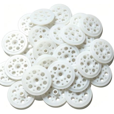200 Pcs Rondelles en Plastique pour Panneau Isolant, Rondelle Plate de Fixation de Panneaux de Mousse, Cheville Isolation Extérieure pour Répartition de Charge et Support Mural (1/5)