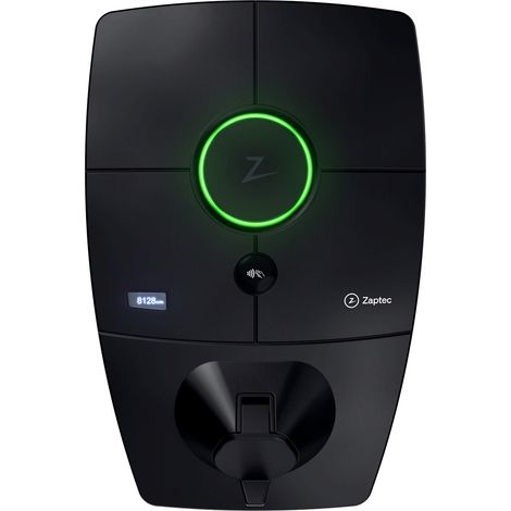 Zaptec Pro conforme a Eichrecht con placa posterior (set), 22 kW, toma de carga tipo 2, conforme a Eichrecht, incl. placa posterior de conexión, gestión de carga, 4G/WLAN/PLC, RFID, 930-00020G