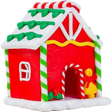 Décorations de Noël pour petites maisons et chalets, décorations de Noël créatives-Red (1/3)