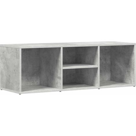 Armoire à Chaussures, Meuble Étagère de Rangement, Gris béton 105x35x35 cm Aggloméré OIB4709E (1/5)