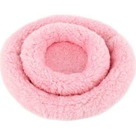 Nid douillet rose pour hamsters, cochons d'Inde, chinchillas et petits animaux de compagnie (1/5)