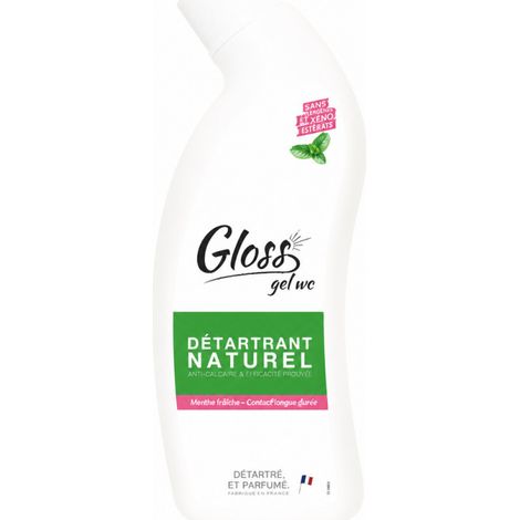 Gloss Ecovert gel decalcificante naturale per WC 750ml.