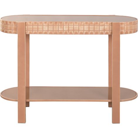 Consola Metal Cristal Templado 112X40X81,5 Mosaico (1/5)