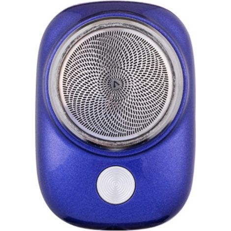 Mini rasoir électrique - Rasoir rotatif portable rechargeable par USB à 3 têtes, idéal pour les voyages et la voiture, avec tête amovible et lavable et moteur silencieux. (1/4)