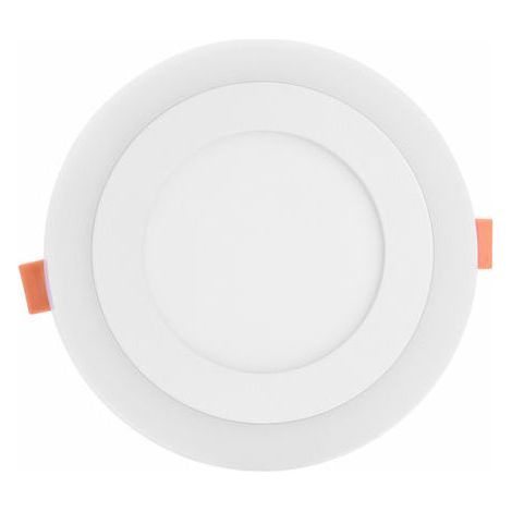 Panneau lumineux rond, ultra-mince et bicolore pour installation encastrée, 6 W, blanc froid, pour usage domestique ou professionnel selon l'application.-AquaForge (1/5)